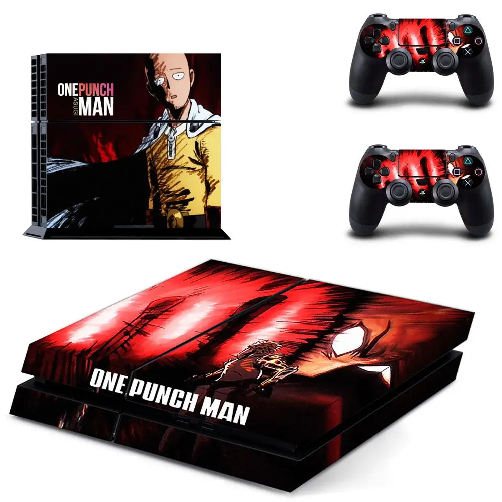 One Punch Man PS4 стикер s Play station 4 наклейки для консоли PlayStation и контроллера Скины