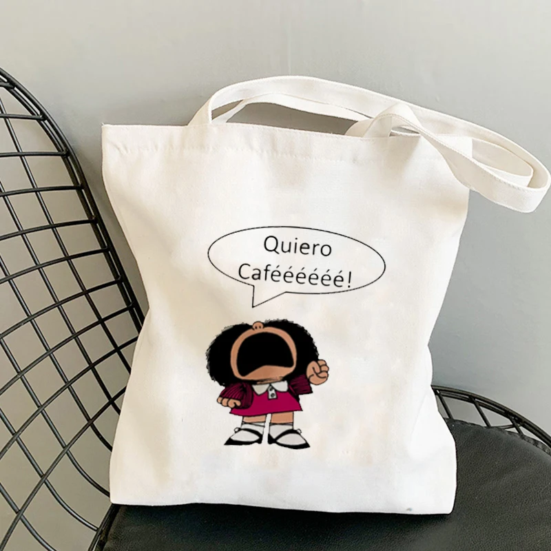 Wallet Handbag Shoulder-Bags Mafalda Kawaii Printed Harajuku Cartoon Women Cute New Cafe