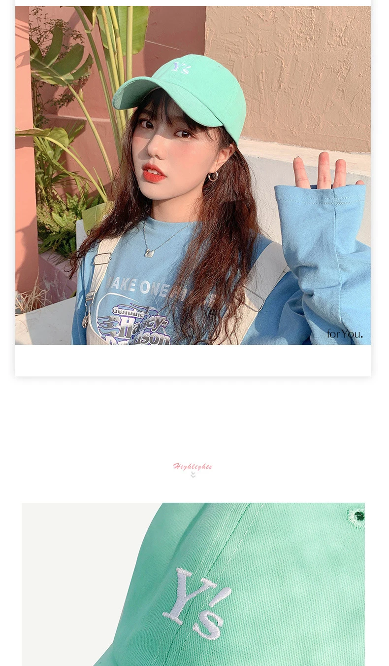 Baseball-Cap-Korean-Cap-High-Street-Cool-Sun-Hats-Embroidery-Casual-Women-Baseball-Hats-Streetwear-Simple-Design-Hat-Y‘s-Letter--(22)
