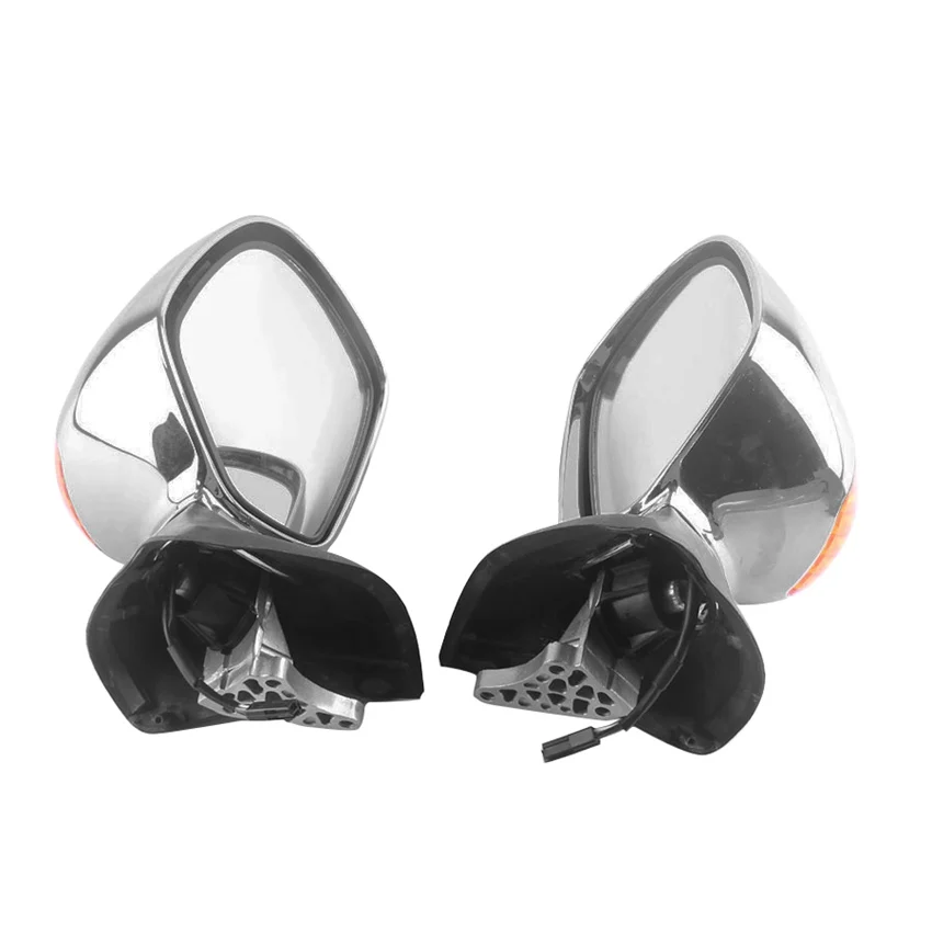 For Honda Goldwing GL1800 2001-2011 2002 2003 2004 2005 2006 2007 2008 2009 2010 ABS Rear View Mirror w/LED
