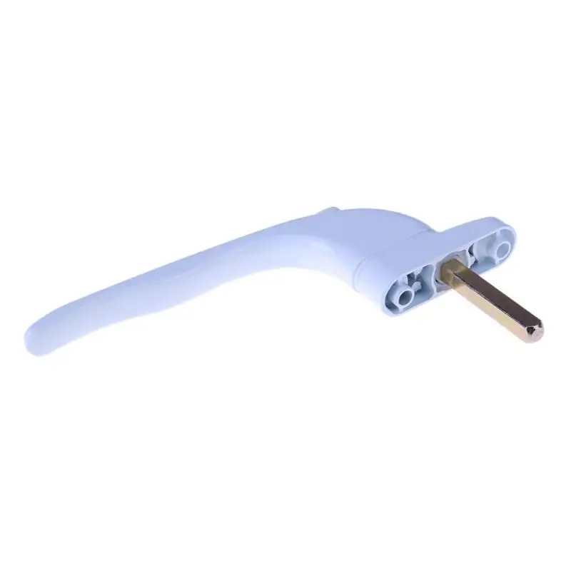 UPVC универсальная оконная ручка, замок для двойного остекления, Белый алюминиевый сплав, 4,5 см/1,77 дюйма, оконная ручка