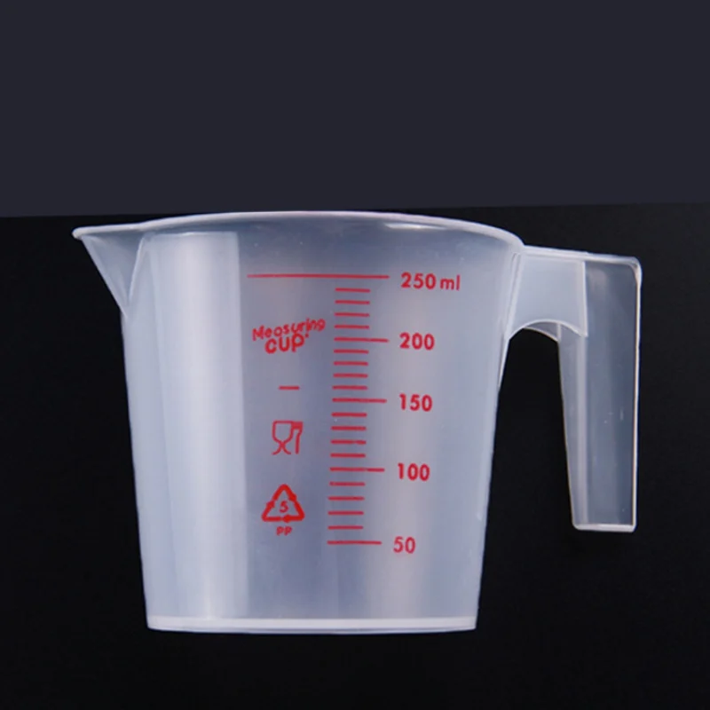 250ml Plastic Measuring Coffee Digital Cup Home Transparent Kitchen Accessories Measuring Mug Tool Gadgets Tools Sugar