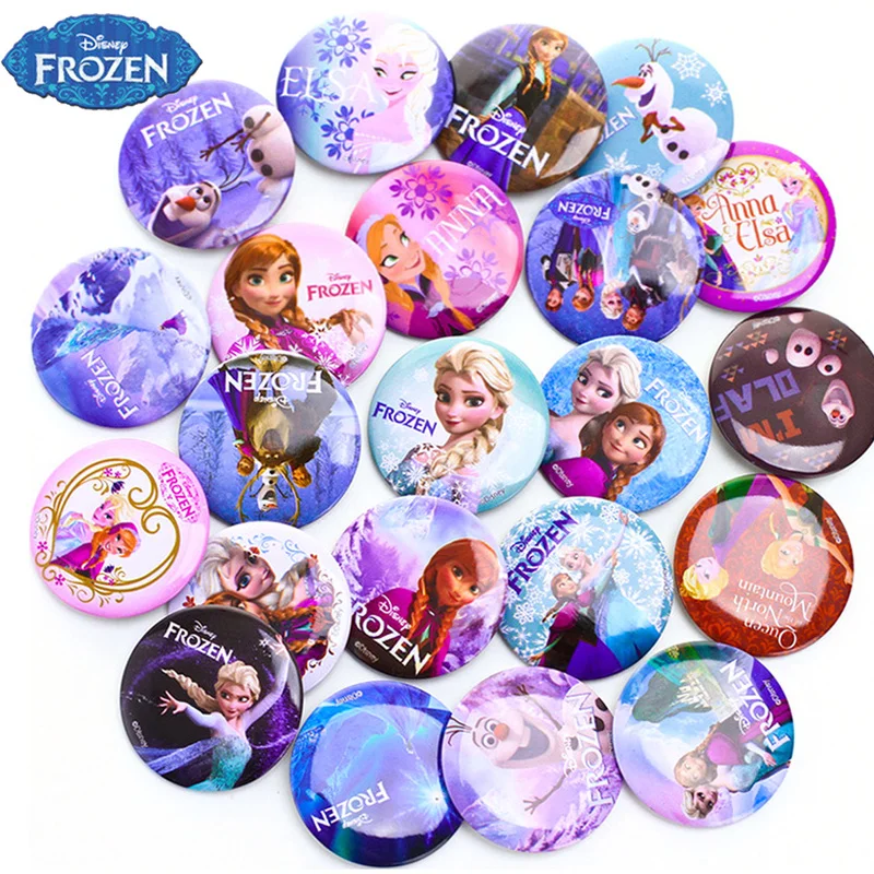 Disney princess Frozen 2 Badge Вечерние Декорации для дня рождения Детские Аниме фигурки