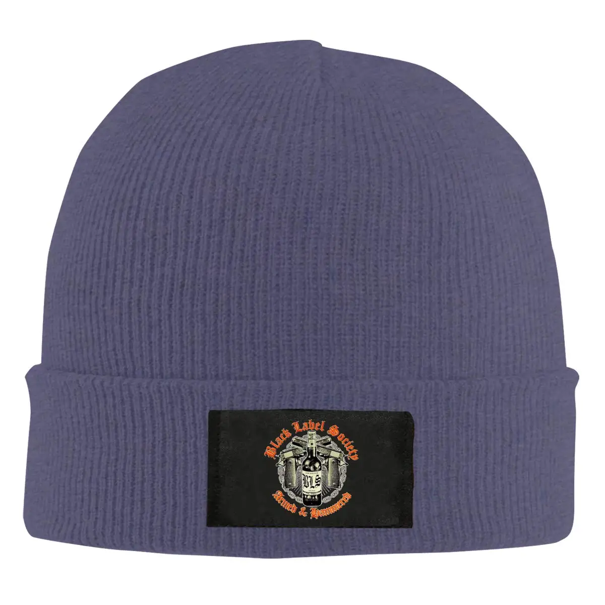 Вязаная шапка черная La-bel So-ciety унисекс шапочка
