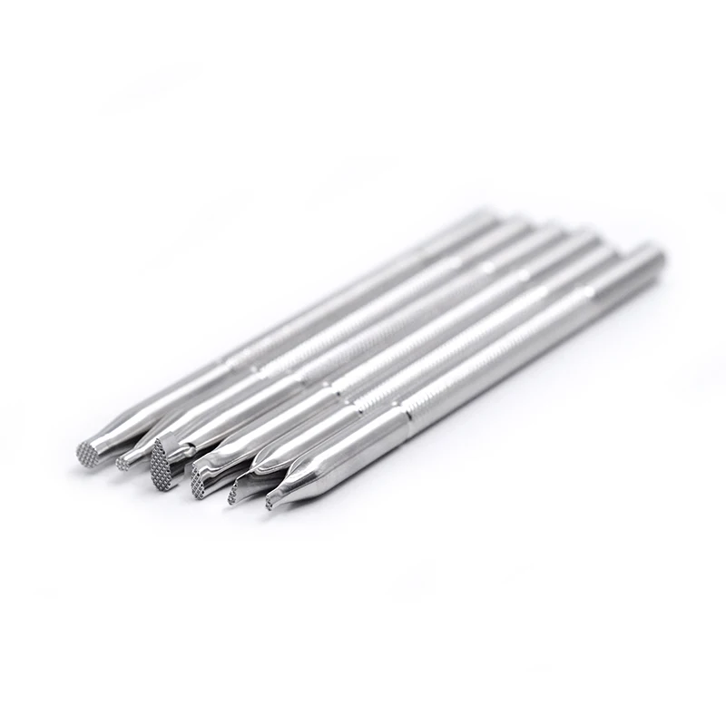 SOZO WW2 Lather Work Carving Tool Backgrounders Mesh Coarse Checkered DIY Handmade Stamping-Print 304 Stainless Steel