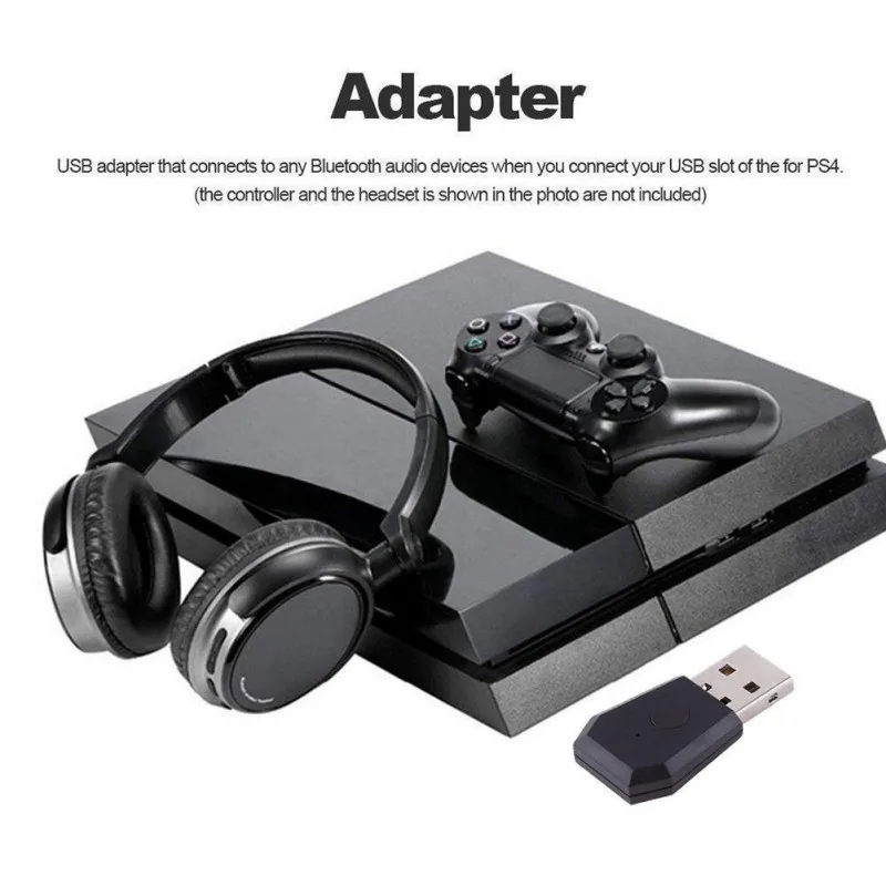 Беспроводной адаптер для PS4 Bluetooth геймпад игровой контроллер консоль наушники USB