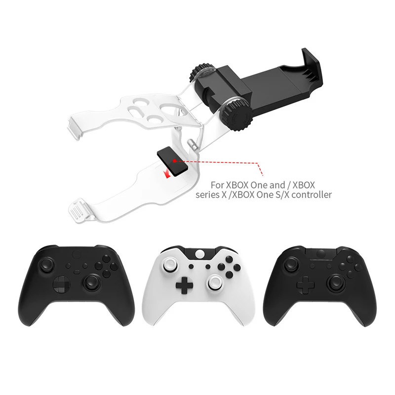 Handyhalter für Microsoft Xbox Series S/X Wireless Controller Clip Spielzubehör Verstellbare Halterung Ständer Halterung_voghion.com