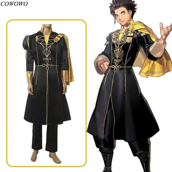 

Anime! Fire Emblem:ThreeHouses Claude von Riegan Combat Gear Gothic Uniform Cosplay Costume Halloween Suit For Men Free Shipping