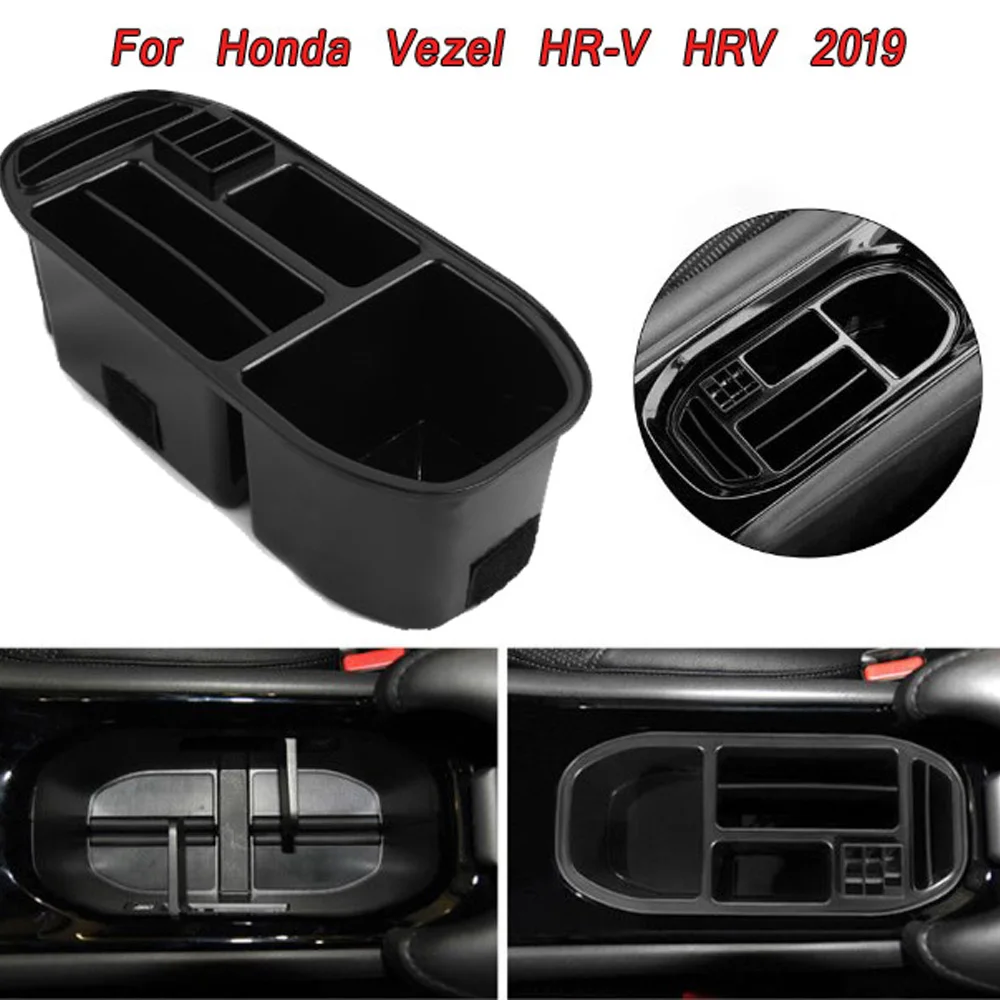 1pc Car Center Console Storage Box Organizer Drink cup Holder For Honda Vezel HR-V HRV interior Storage Box Holder