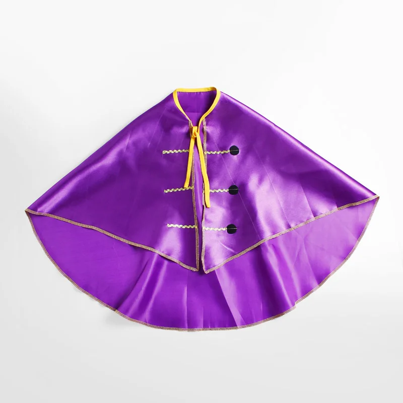 Детский карнавальный костюм пирата на Хэллоуин для мальчиков на день рождения, костюм с накидкой на день рождения, костюм пирата на Рождество, костюм пирата - Цвет: Purple Cloak