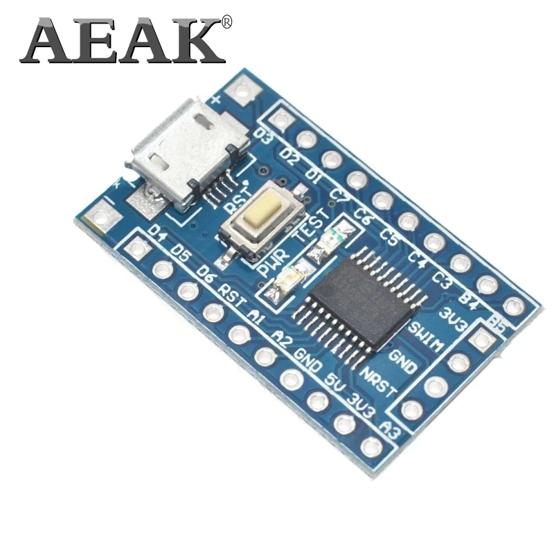 10 шт. AEAK ARM STM8 макетная плата минимальная системная плата STM8S103F3P6 модуль для Arduino