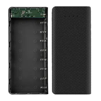 

Indicator Dual USB 8x18650 Battery Case Power Bank Shell Portable External Box without Battery Powerbank Protector