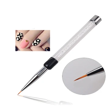 

Nail Art Brush Drawing Painting Carving Pen Design Manicure Tool 7mm Acrylic Liner Decorating Accessories