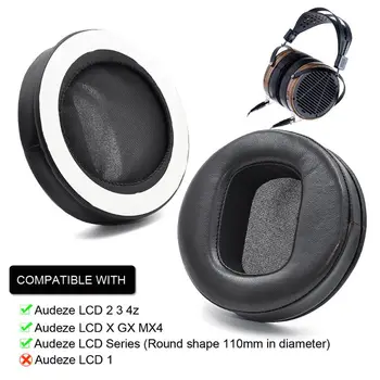 

2 Pcs Replacement Ear Pads Cushion Earmuffs Earpads for Audeze LCD23 4z X GX MX4 Sheepskin Soft Foam Gaming Headphone Accessorie