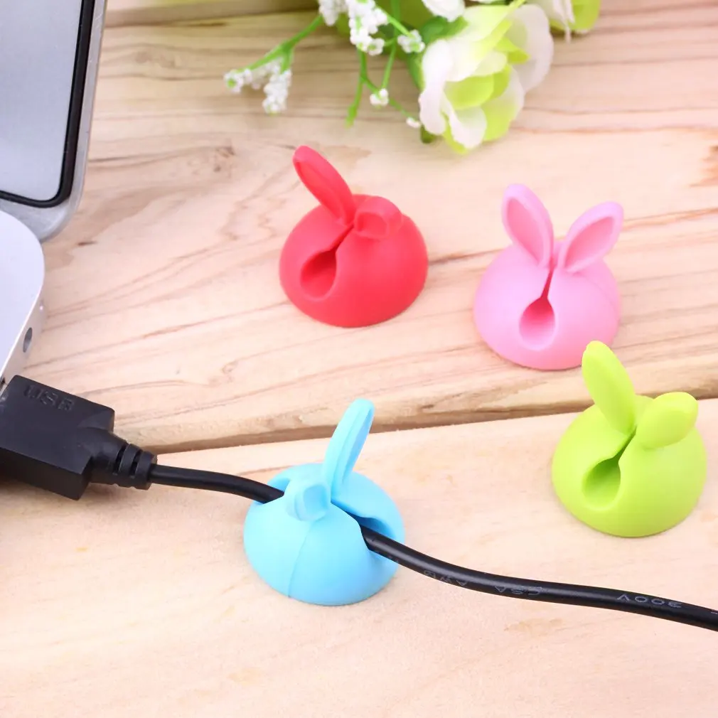 4 шт. силиконовый органайзер для офиса, кабель, USB устройство для сматывания кабеля, органайзер, держатель для кабеля, зажим для шнура для зарядного устройства, защита для сматывания кабеля