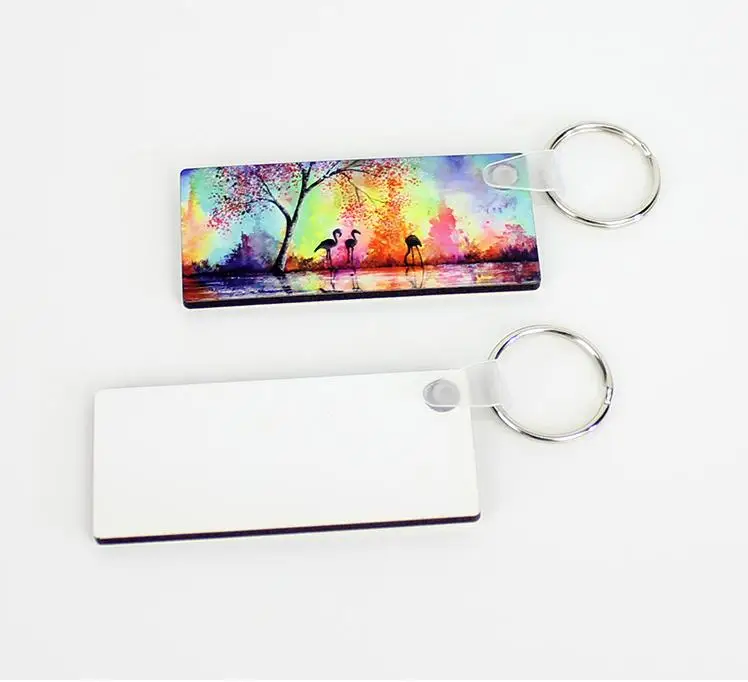 

Blank Keychains For Sublimation Mdf Heart Round Love Key Chain Jewelry Thermal Transfer Printing Diy Blank Keychains Gift