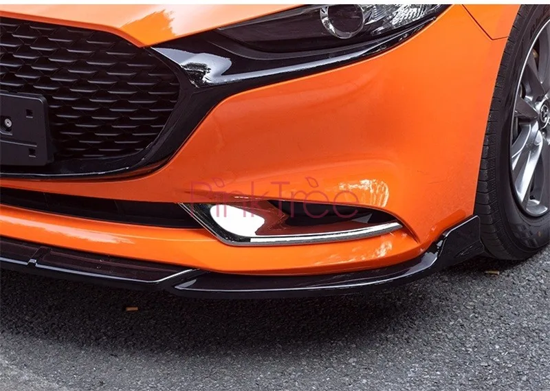Для Mazda 3 хромированный передний противотуманный светильник, накладка противотуманных фар, аксессуары для стайлинга автомобилей