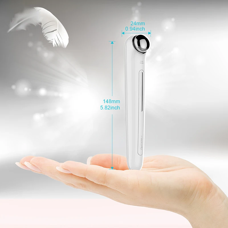 Eye Massager Anti Aging Wrinkle Eye Patch Ion Relief Massage Machine Rejuvenation Beauty Care Portable Pen Eye Care Tools
