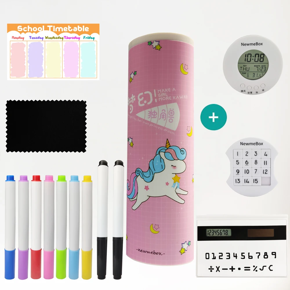 Чехол карандаш с единорогом NBX newmebox estuche escolar Kawaii школьные принадлежности trousse