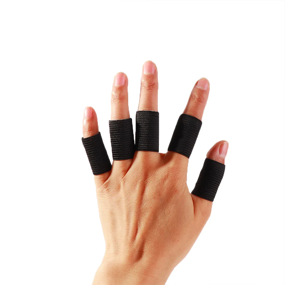 Description Picture 6 of item10pcs/set Basketball Stretchy Bands Protection Hand Guards Protector Covers Sport Protective Finger Cover