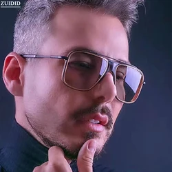 2022 Luxury Square Sunglasses For Men Fashion Oculos De Sol Masculino Vogue Luxe Lunette De Soleil Homme Vintage Retro Glasses