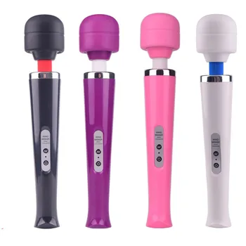 AV Magic Wand Vibrators USB Rechargeable Wireless Vibrator Big Dildo Clitoris Massager Sex Toy for Woman Adult AV Stick Vibrator 3