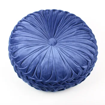 

Chair Cushion Floor Pillow Cute Pillow Velvet Pleated Round Floor Cushion Pillow Pouf Throw Home Sofa Decor