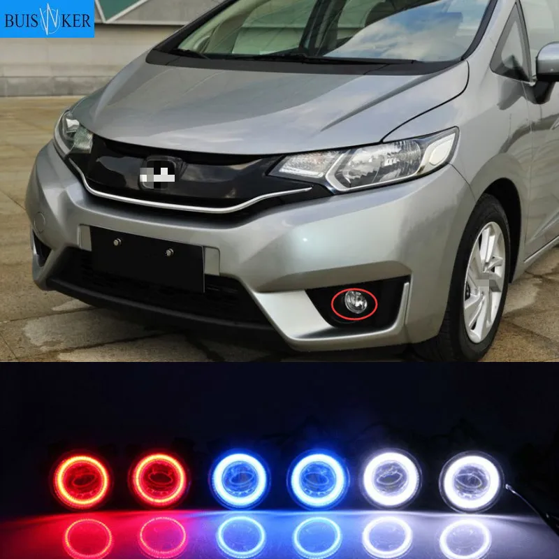 

Передние противотуманные светильник ры для Honda FIT GK5 2012-2016, противотуманные фары, противотуманные фары, 2 шт.