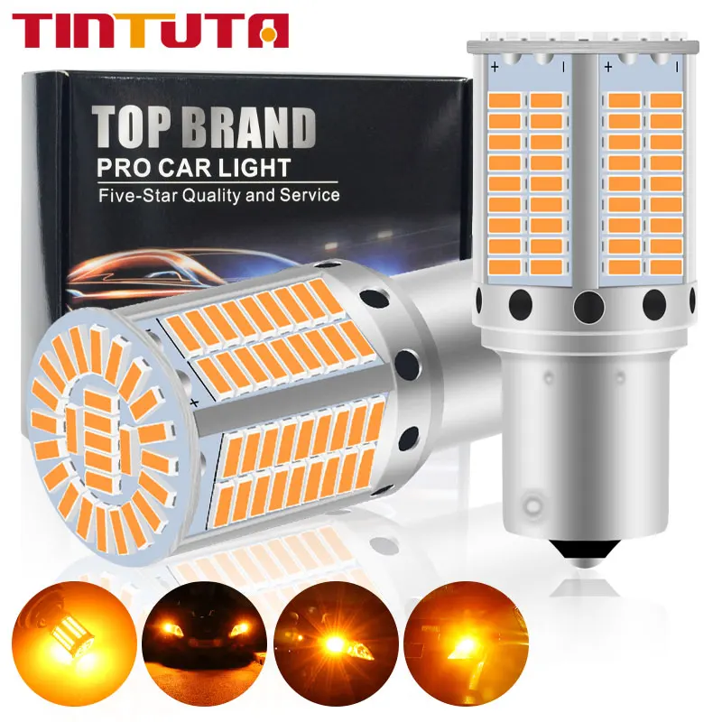 Комплект из 2 предметов с can-bus 1156 BA15S P21W BAU15S PY21W светодиодные лампы 3014 117smd дневные