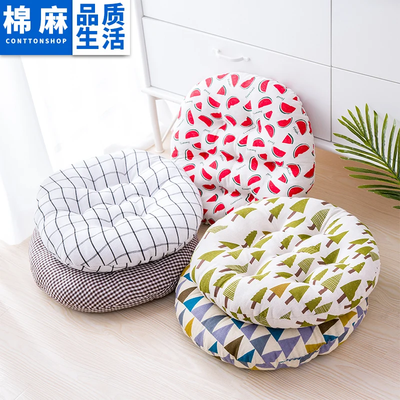 

Garden Nordic Style Decor Adult Round Futon Cushion Office Pillow Floor High Quality Kussenvulling Household Products EE60ZD
