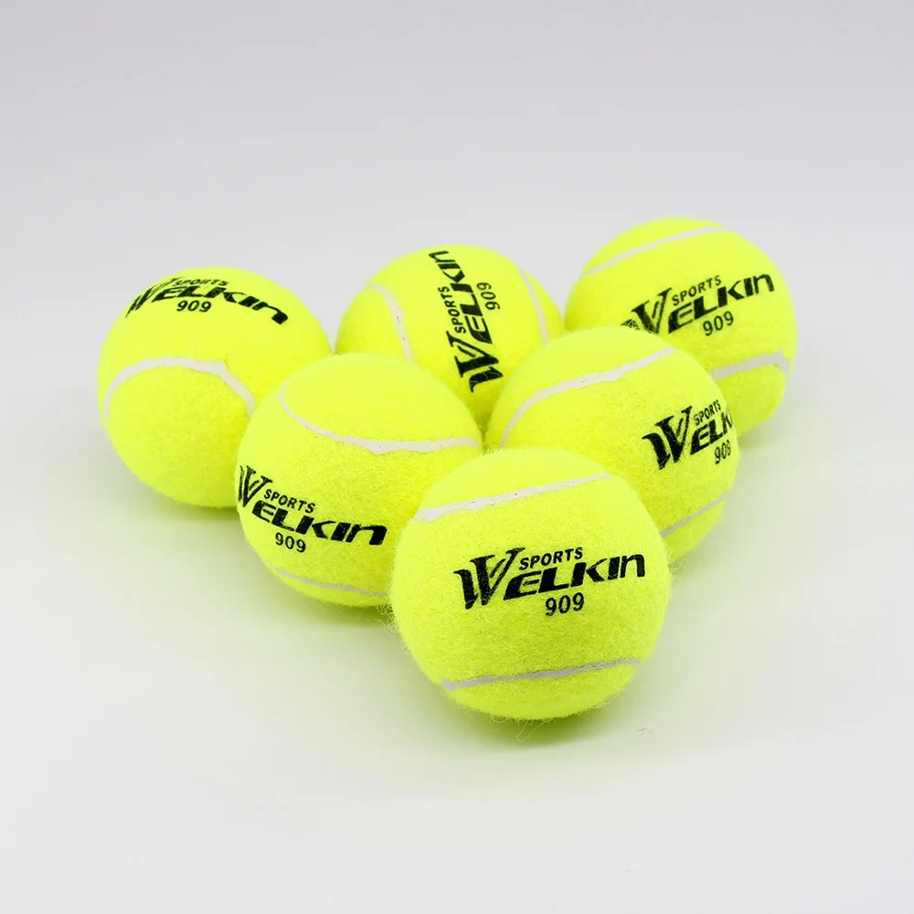 WELKIN New 63mm Pet Dog Puppy Tennis Ball Thrower Chucker Launcher Play Toy Supplies Outdoor Sports with Rubber Design for Pets