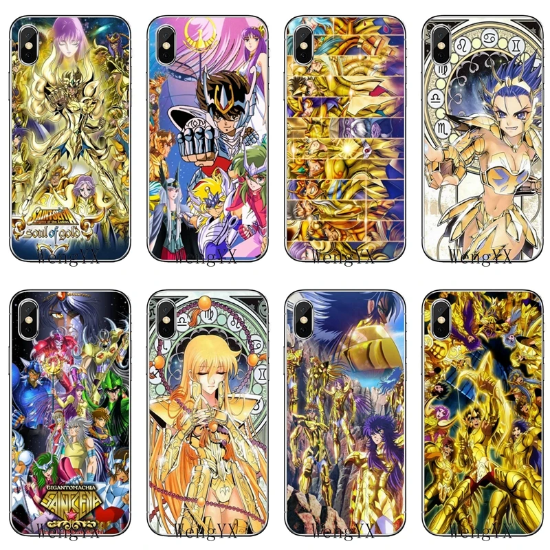 Аниме мультяшный чехол Saint Seiya Shiryu для Samsung Galaxy S10 Lite S9 S8 S7 S6 edge Plus S5 S4 Note 9 8 5 4 mini