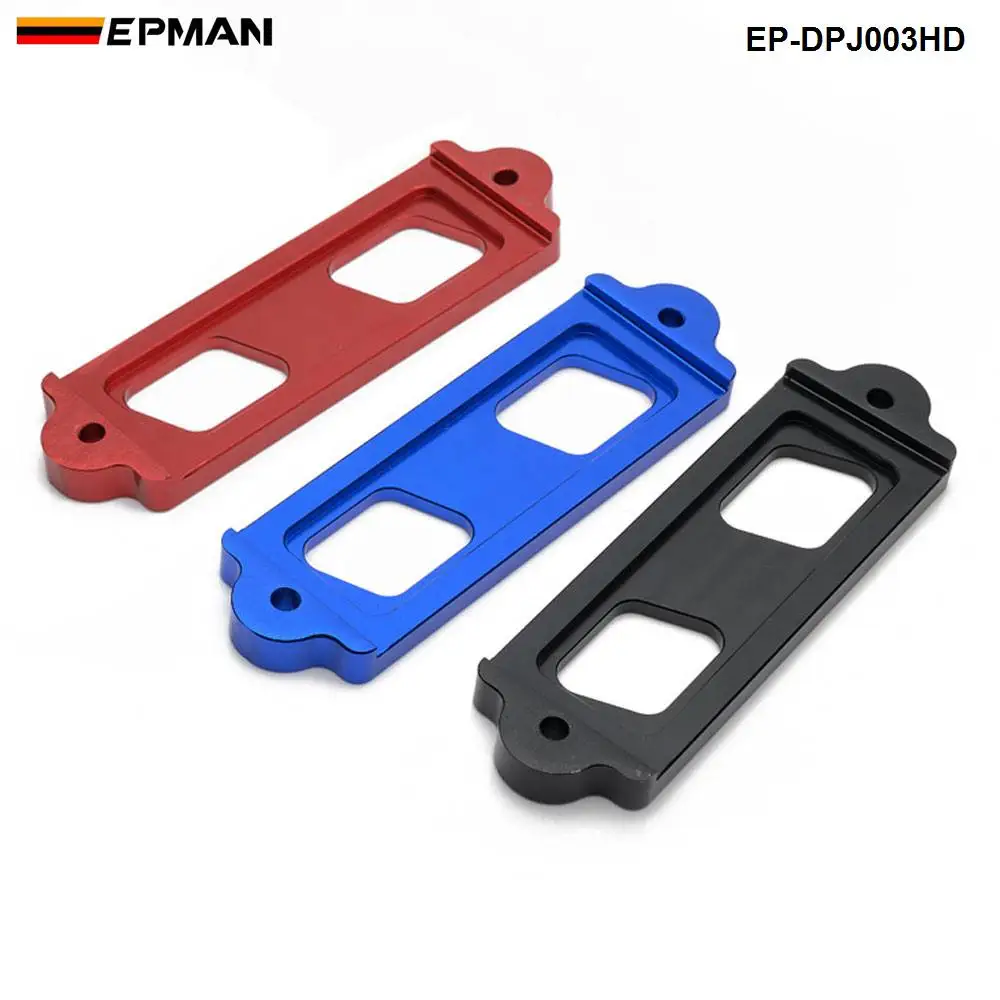 EPMAN Battery Tie Down Kit Hold Down Rod With Stainless Tray Hooks For Honda Civic / CRX S2000 For Acura Integra RSX EP-DPJ003HD