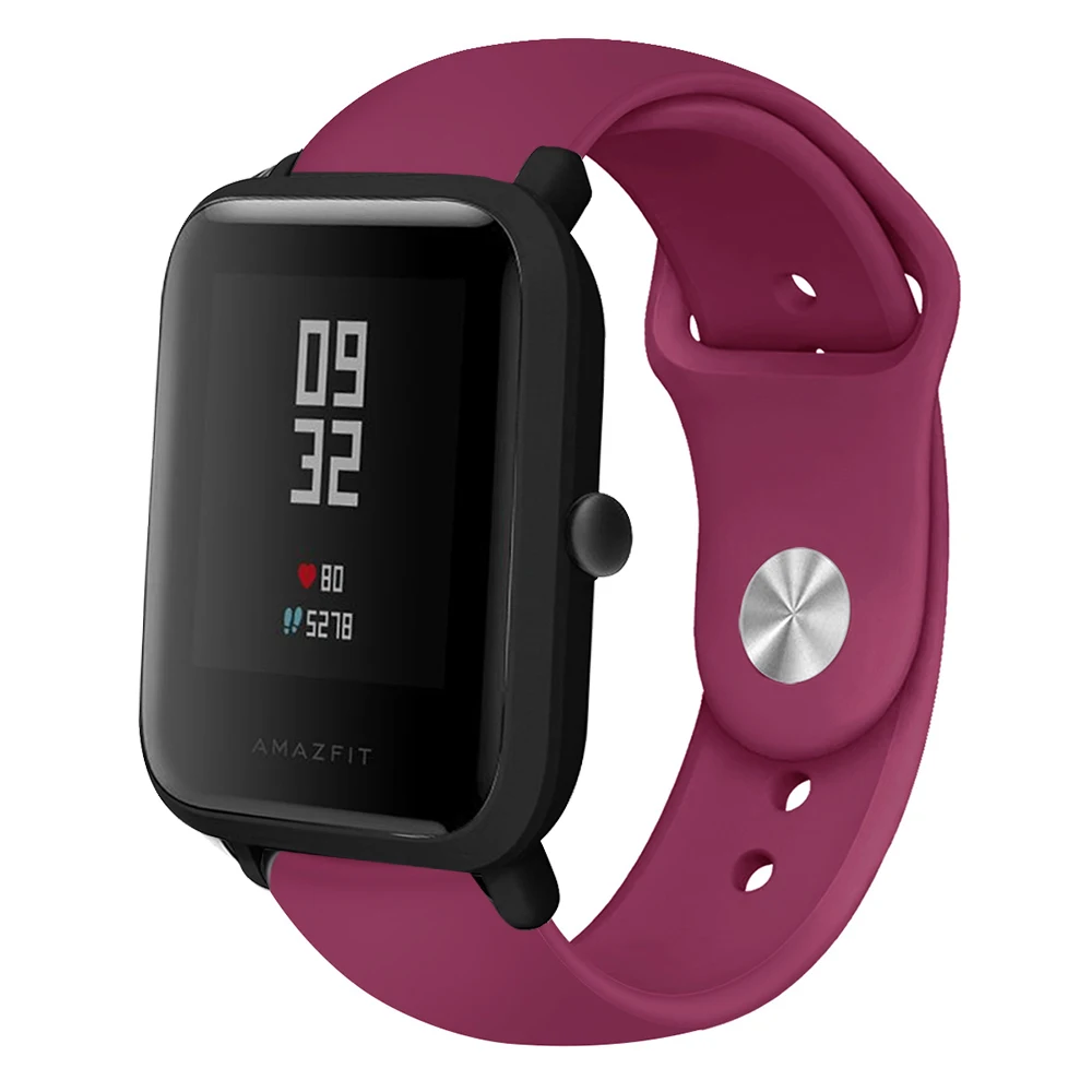 Для часов Huami GTS ремешок для Xiaomi Amazfit GTR 42 мм Смарт-часы браслет для Amazfit bip Молодежные часы ремень