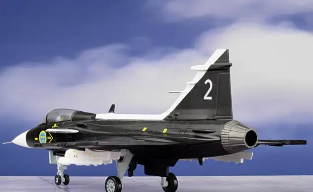 SAAB GRIPEN JAS-39A шведский ВВС 39-2 1/72 литая модель самолета AV72