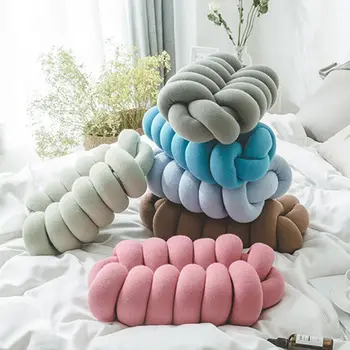 

Multifunctional Nursing Cushion Baby Soft Knot Pillow Throw Stuffed Car Kids Crib Bedroom Decoration Home Decor