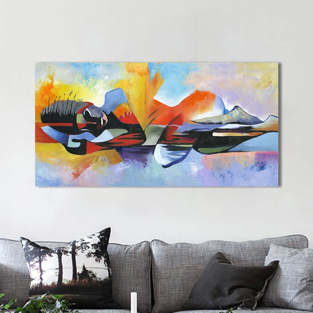 Постеры DDWW на холсте с рисунком настенные художественные картины стену женщина