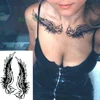 Waterproof Temporary Tattoo Sticker divine wings of angel tatto stickers flash tatoo fake tattoos for girl women lady 7 ► Photo 1/6