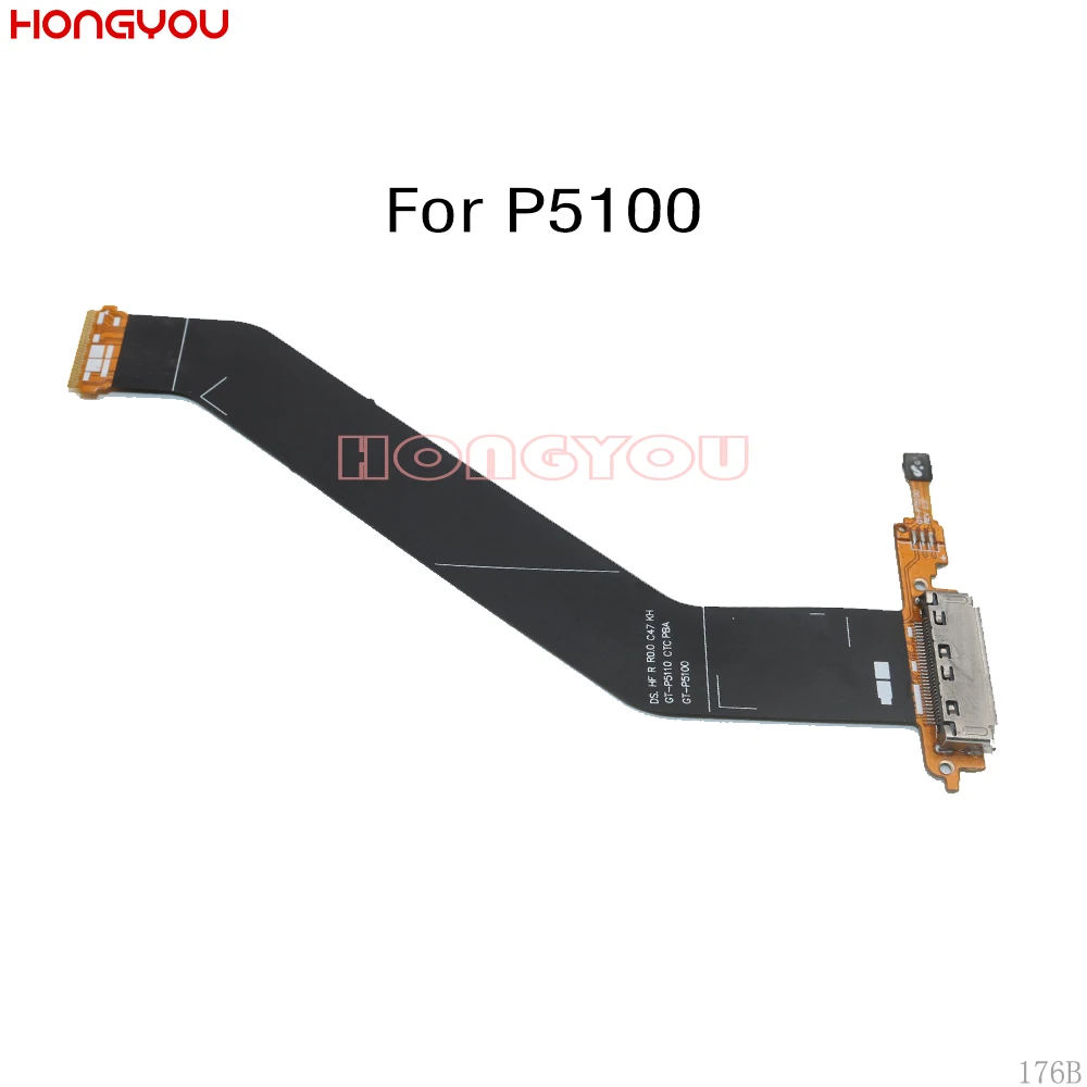 30 шт./лот для Samsung Galaxy Tab 2 7. 0 P5100 P5110 GT USB коннектор зарядки док станции Разъем штекер