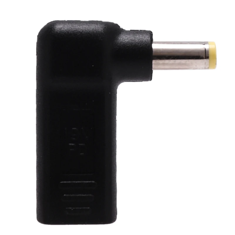 USB 3,1 type C USB-C в DC 19V 5,5x1,7mm адаптер PD эмулятор триггер 90 градусов под углом для ноутбука
