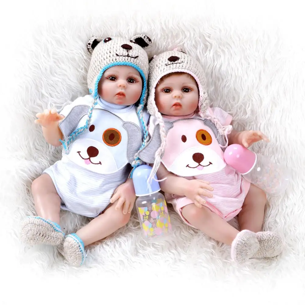 

LeadingStar 47cm Simulation Doll Handmade Silicone Newborn Baby Lifelike Realistic Toddler Toy Children Birthday Gift