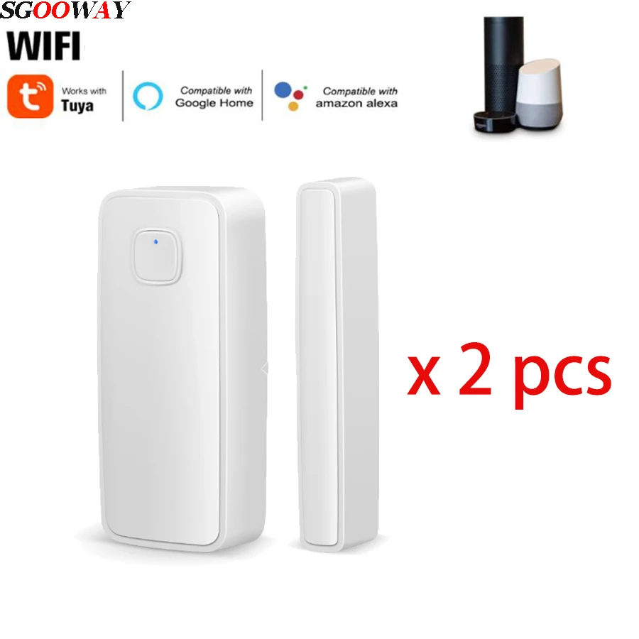 Sgooway Tuya Wifi Door Window Sensor Detector Alarm Smart life