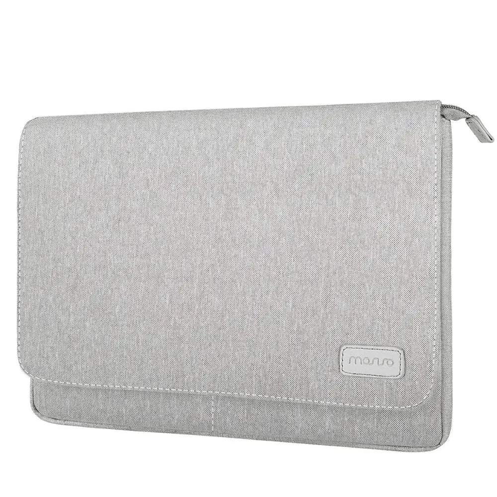 Чехол для ноутбука MOSISO для Macbook Pro Air retina 13 13,3 дюймов, водоотталкивающий полиэстер, сумка для ноутбука для деловых поездок - Цвет: Gray
