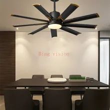 Промышленный Стиль Ретро Потолочные вентиляторы с светильник s удаленный Управление чердак без светильник украшения дома вентилятор 220v Ventilador De Techo