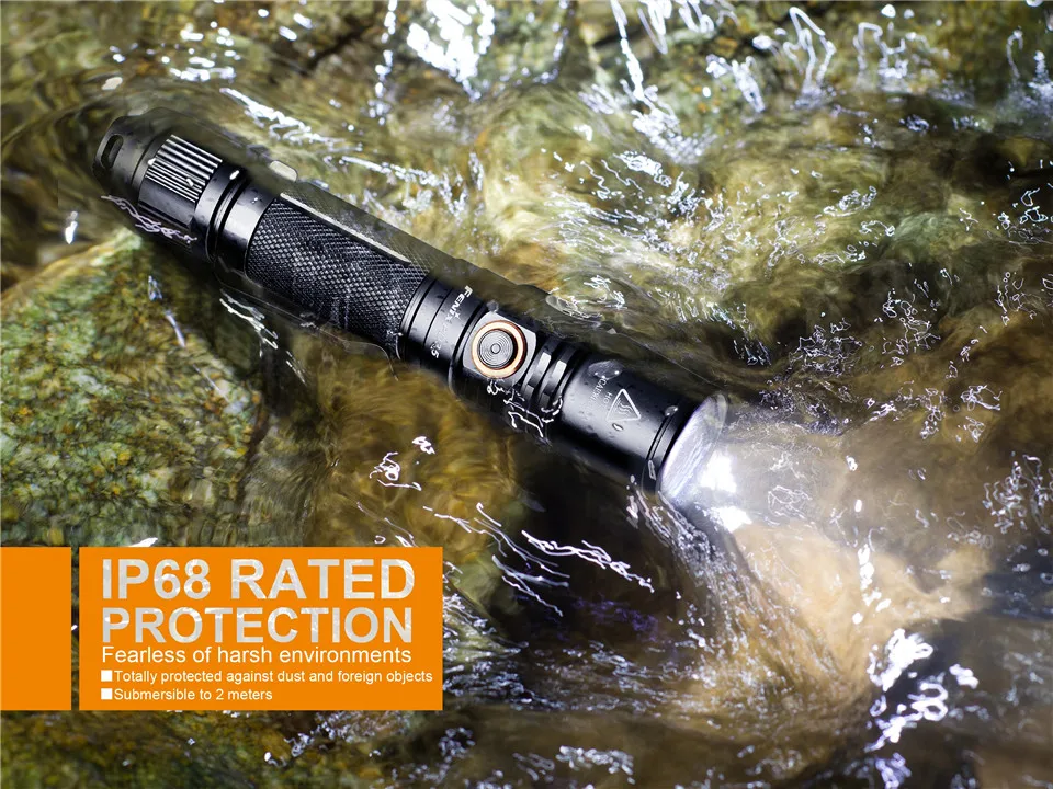 Fenix PD35 V2.0 PD35 TAC Cree XPL светодиодный тактический фонарь с яркостью на дальние расстояния, уличный фонарь с питанием от 18650 летучей мыши