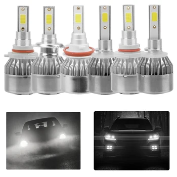 

LED Auto Headlamp Car Lights COB Auto Bulbs Car Headlight Bulbs H1 H7 H8 880 9005 9006 Car-styling 1 Pair