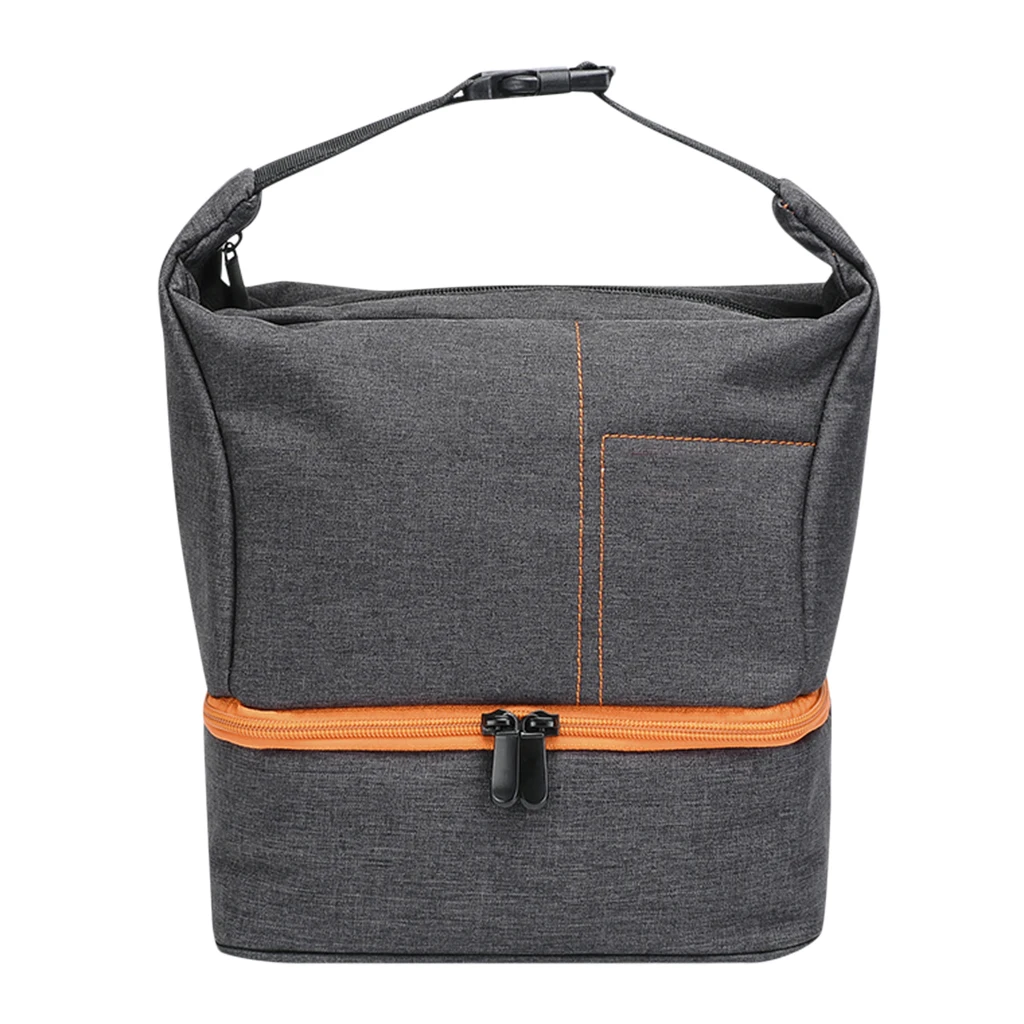 Gray Orange Портативный Дорожный чехол для камеры, сумка для Canon, Nikon, sony, SLR, DSLR камера с ремешком, водонепроницаемая сумка для фотосъемки - Цвет: Gray Orange