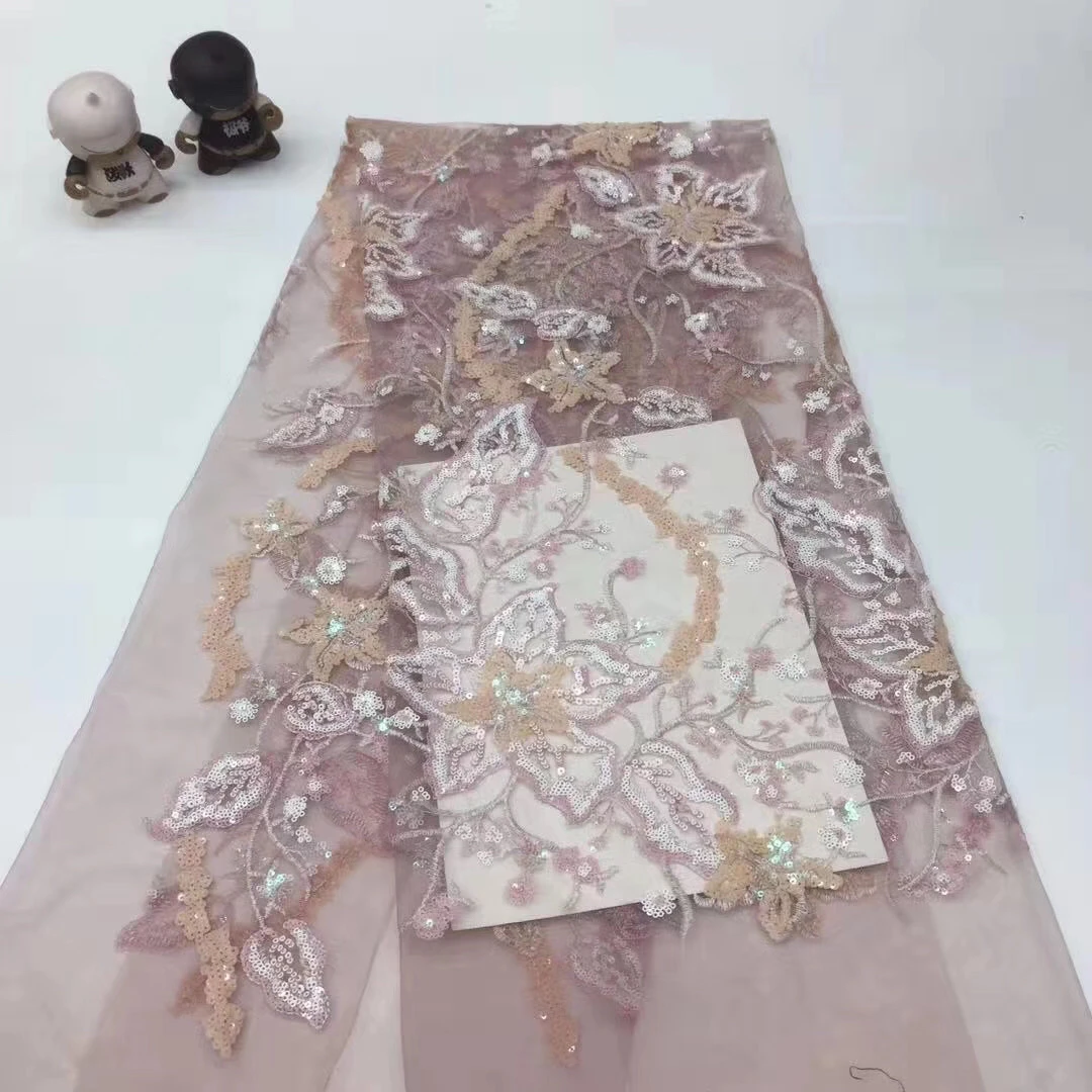 

Кружевная блестящая ткань 2022, кружевное свадебное платье высокого качества, африканская Тюлевая кружевная ткань XX37191