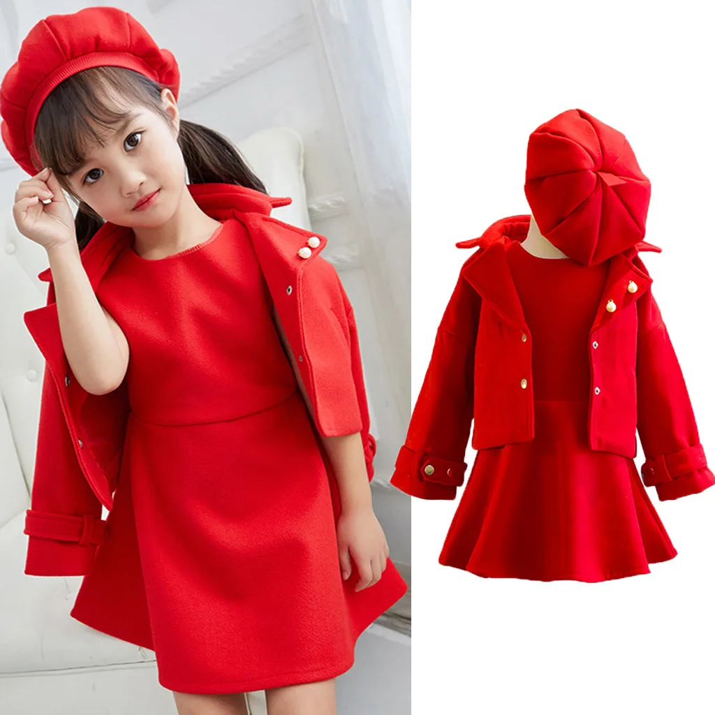 baby girl dress with coat