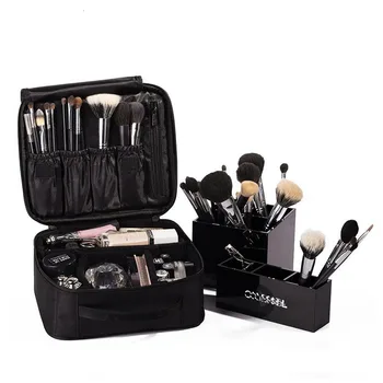 

Fashion Oxford Women Cosmetic Case Large Capacity Travel Organizer Portable Makeup Bag Packing Cubes Vanity Femail Cosmetic bag